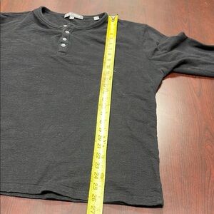 Slate & Stone Black Casual Sweater with Button Down Style